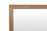Warm Rustic Oak Effect Wall Mirror