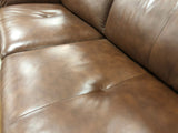 Padded Head Rest Leather Sofa Suite Collection