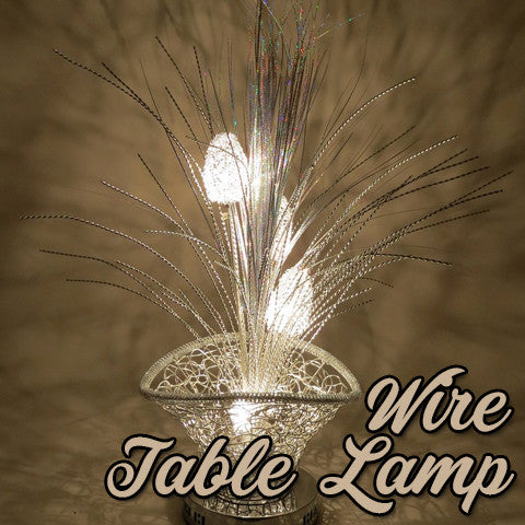 Wire Table Lamps