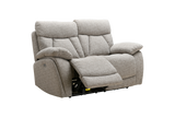 Boston Sumptuous Soft Fabric Electric Reclining Suite