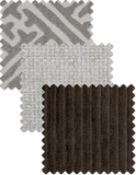 Glamour Fabric Piped Arm Suite