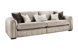 Glamour Fabric Piped Arm Suite