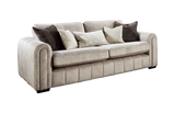 Glamour Fabric Piped Arm Suite