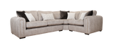 Glamour Fabric Piped Arm Suite