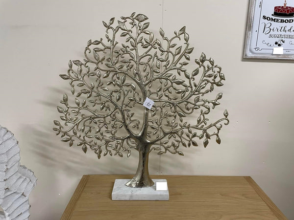 Cut Out Aluminium Gold Tree Ornament