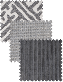 Glamour Fabric Piped Arm Suite