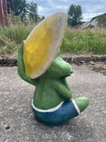 Frog Surf Surf Board Garden Ornament