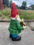 Large Welcome to the Garden Tradition Tall Gnome Ornament