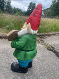Large Welcome to the Garden Tradition Tall Gnome Ornament