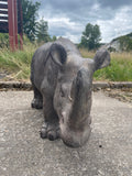 Large Garden Rhinocerous Ornament