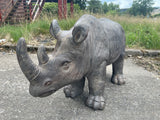 Large Garden Rhinocerous Ornament