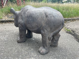 Large Garden Rhinocerous Ornament