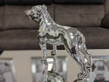 Silver Small Staffordshire Bull Terrier Ornament