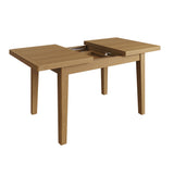 Oak & Hardwood Rustic 1.2m Extending Butterfly Dining Table