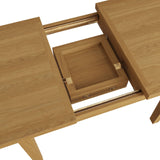 Oak & Hardwood Rustic 1.2m Extending Butterfly Dining Table