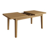 Oak & Hardwood Rustic 1.7m Extending Butterfly Dining Table