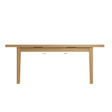 Oak & Hardwood Rustic 1.7m Extending Butterfly Dining Table