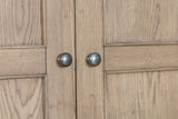 Warm Rustic Oak Effect 2 Drawer Wardrobe