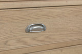 Warm Rustic Oak Effect 2 Over 3 Chest of Drawers