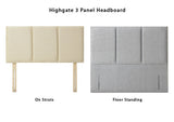 Highgate 3 Panel 24" Headboard
