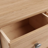 Light Oak 2 Over 3 Drawer Chest of Drawers