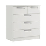 Milan High Gloss 2 over 3 Drawer Chest of Drawers