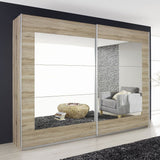 Alegro 2 Mirror Sliding Door Wardrobe