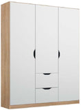 Attwood Alpine White Hinged Door Combi Wardrobe Range