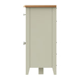 Fresh White with Oak Tops 3 Door Sideboard