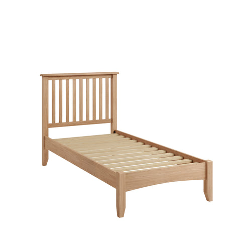 Light Oak Effect Single Bed