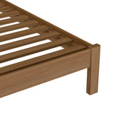 Oak & Hardwood Rustic King Size Bed