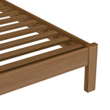 Oak & Hardwood Rustic Double Bed