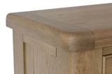 Warm Rustic Oak Effect 4 Drawer Chest of Drawers