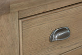 Warm Rustic Oak Effect 4 Drawer Chest of Drawers