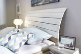 Bliss Modern Panel Bed with Headboard
