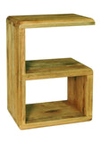 Weathered Distressed Reclaimed Oak 6 or 9 Shape Lamp Table