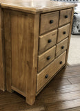 Weathered Oak 7 Chest of Drawers