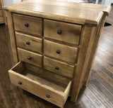 Weathered Oak 7 Chest of Drawers