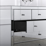 Mirrored 5 Drawer Chest of Drawers