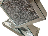 Crushed Diamante Diamond Mirrored Console Table