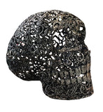 Unique Hand Made Metal Skull Sculpture