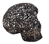Unique Hand Made Metal Skull Sculpture