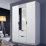 Attwood Alpine White Hinged Door Combi Wardrobe Range