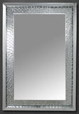 LED Light Up Wall Mirror with Crystal Jewel Diamante Gem Encased Frame