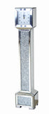 Square Diamante Art Deco Mirrored Long Case Grandmother Clock