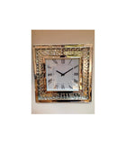 Crystal Decor Square Floating Jewel Wall Clock