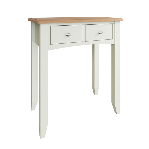Fresh White with Oak Top Dressing Table