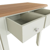 Fresh White with Oak Top Dressing Table