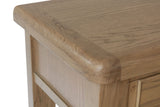 Warm Rustic Oak Effect Dressing Table