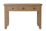 Warm Rustic Oak Effect Dressing Table